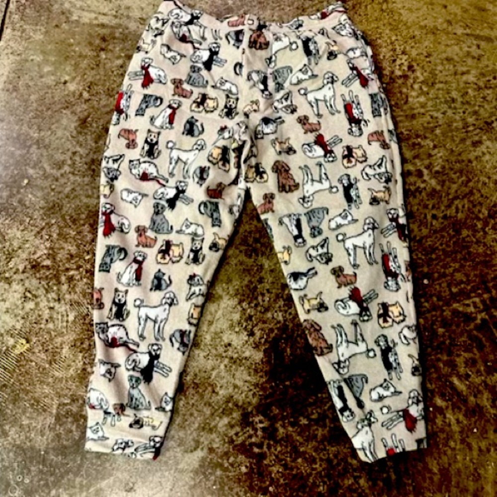 Cuddl Duds Women’s Large Dogs Print PJ Bottoms. Excellent Condition!